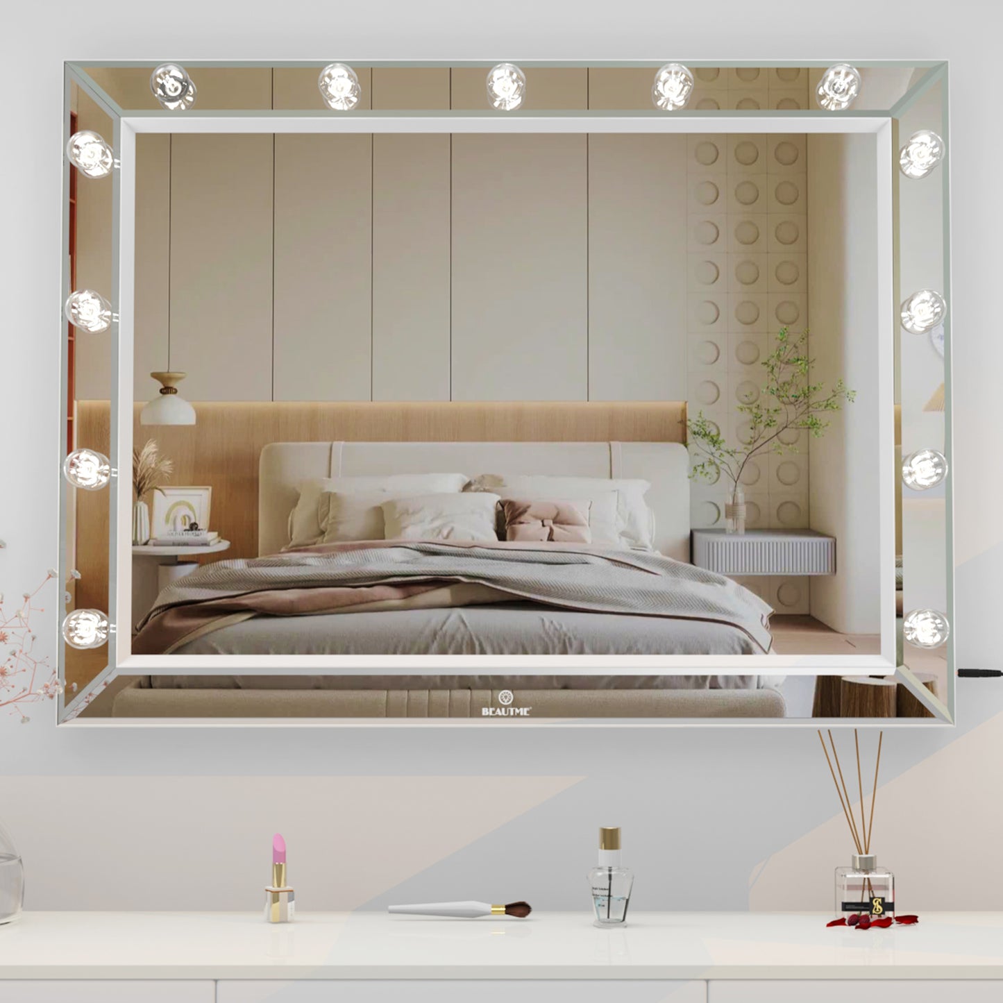 Smart Touch Hollywood Vanity Mirror