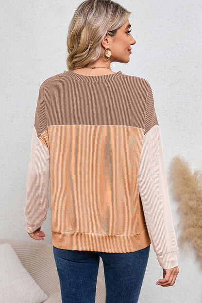 Corduroy Long Sleeve Top