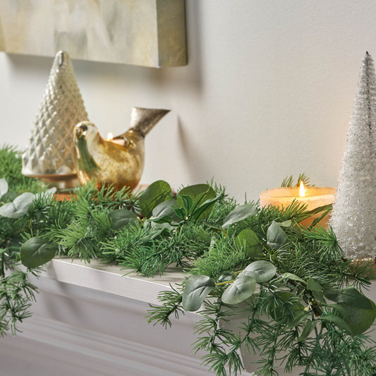 Olive & Eucalyptus Pine Needle Leaves Garland