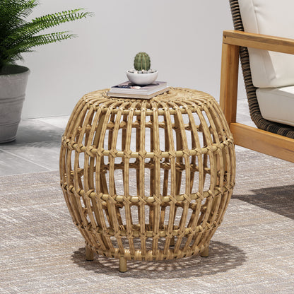 Wicker Side Table