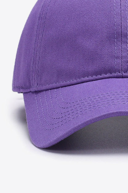 Classic Cotton Baseball Cap