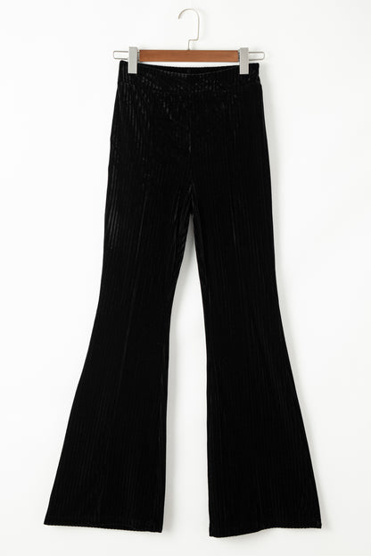 High Waist Corduroy Flare Pants