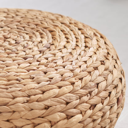 Natural Brown Woven Floor Cushion