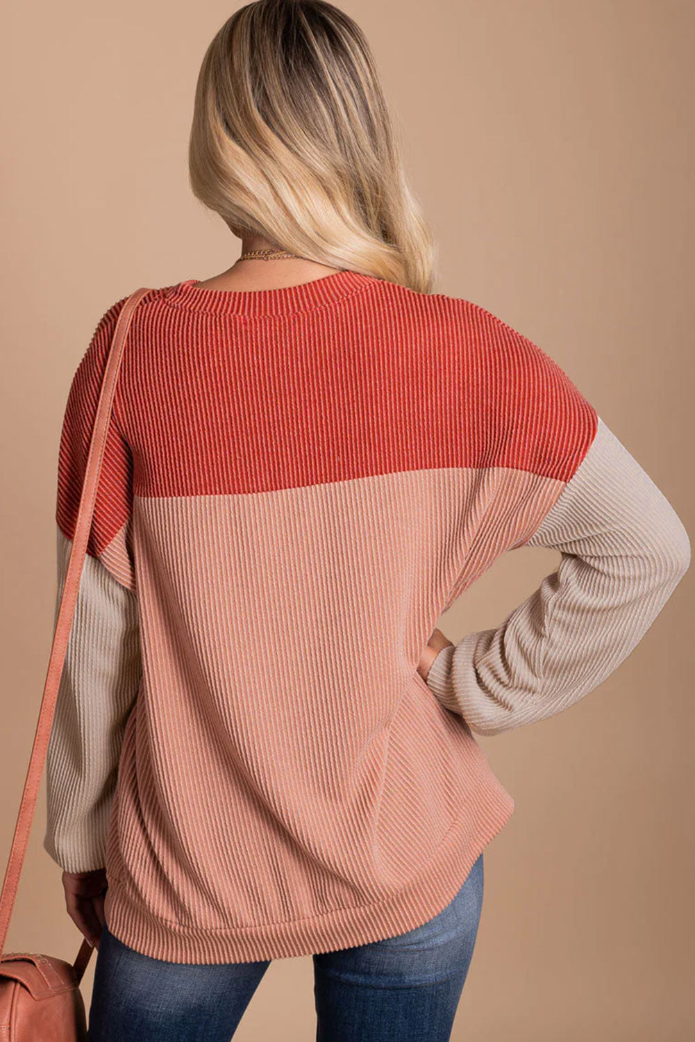 Corduroy Long Sleeve Top