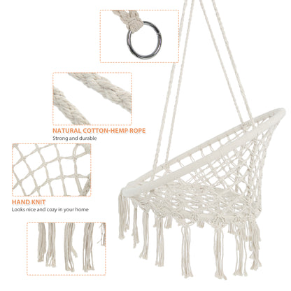 Beige Hammock Chair