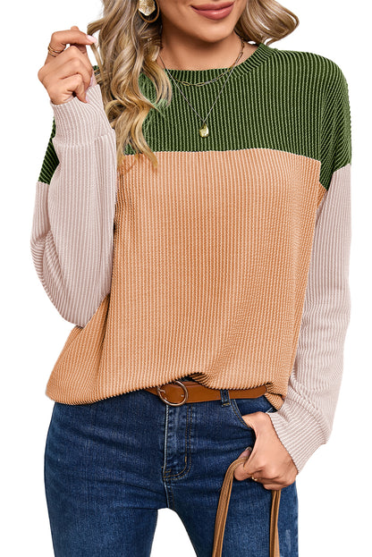 Corduroy Long Sleeve Top