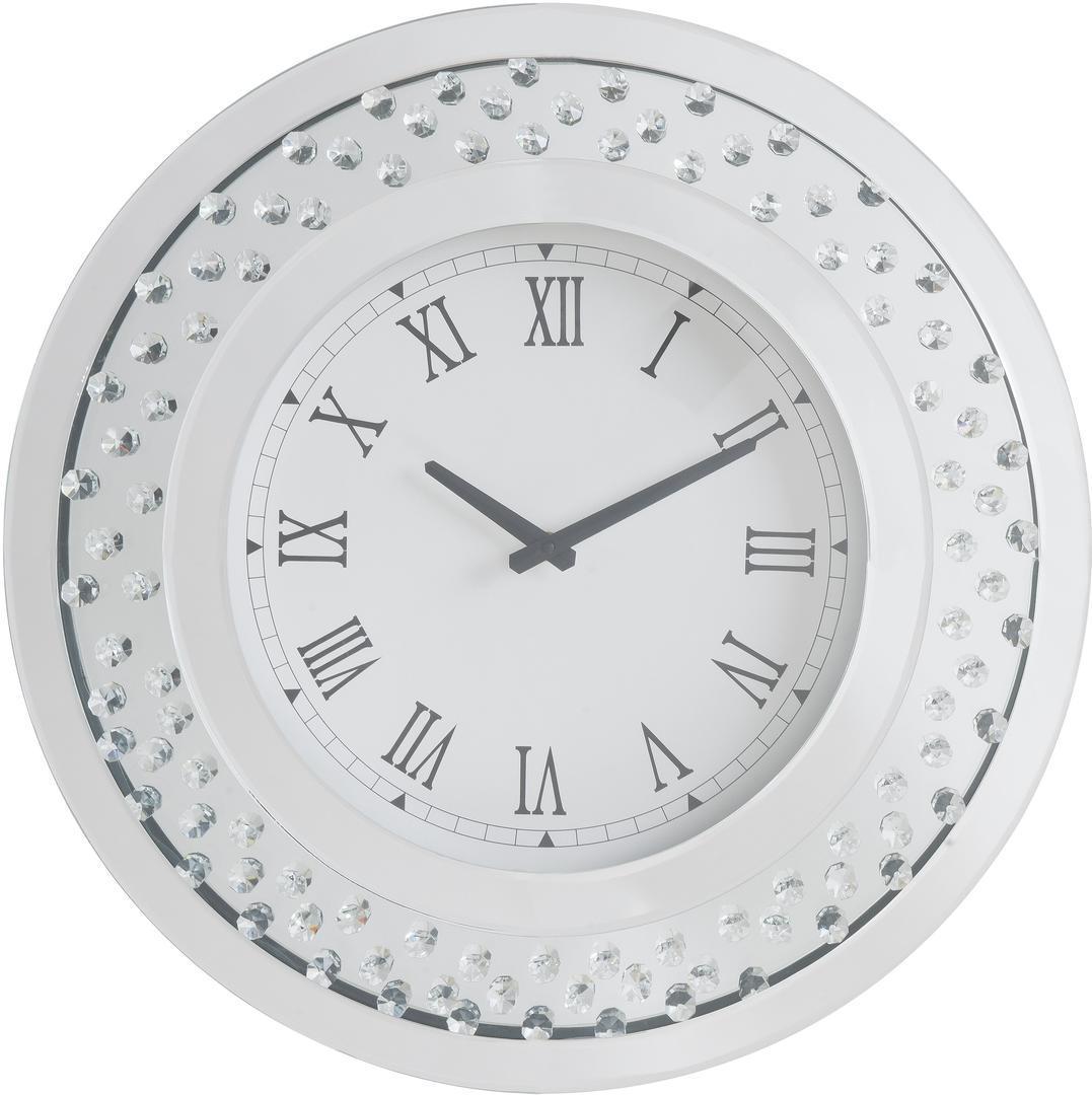 White Glam Wall Clock