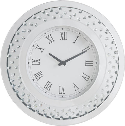 White Glam Wall Clock