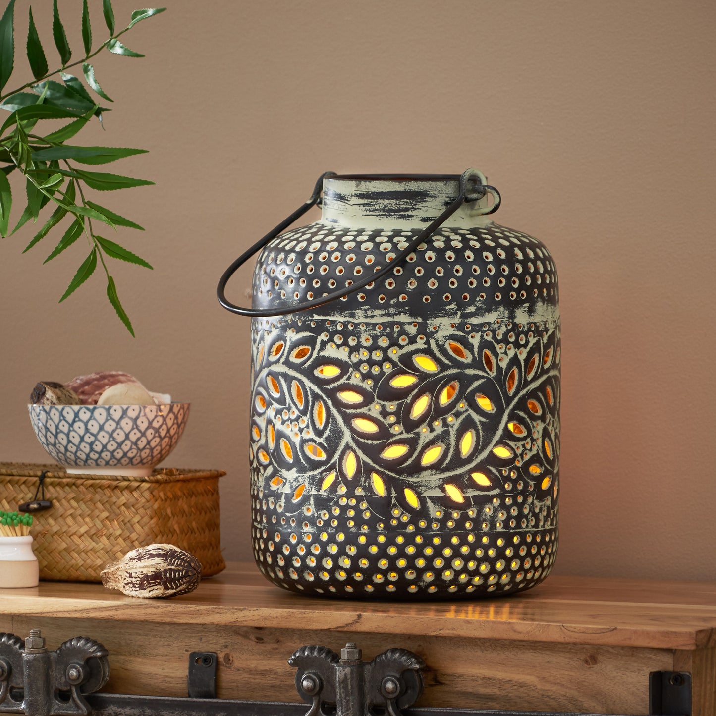 Boho Handcrafted Decorative Lantern