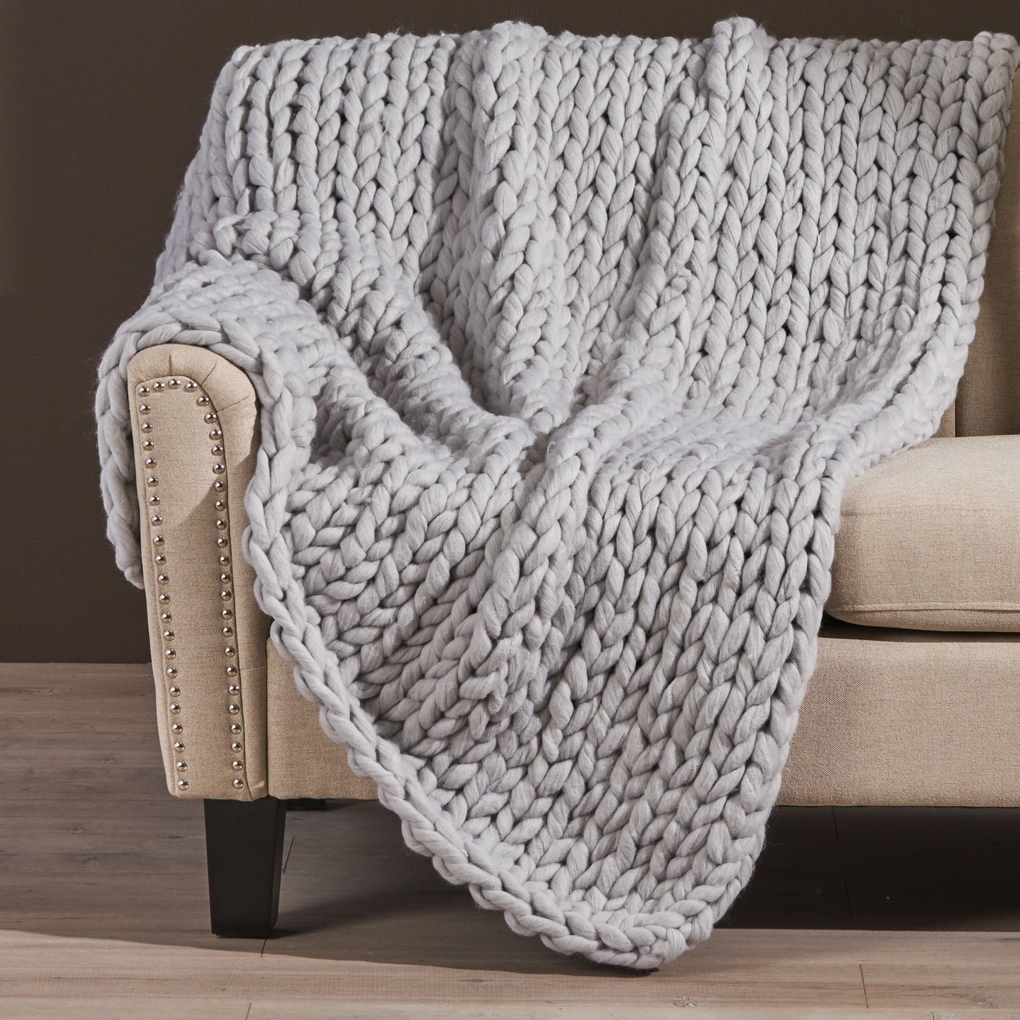 Silver Throw Blanket