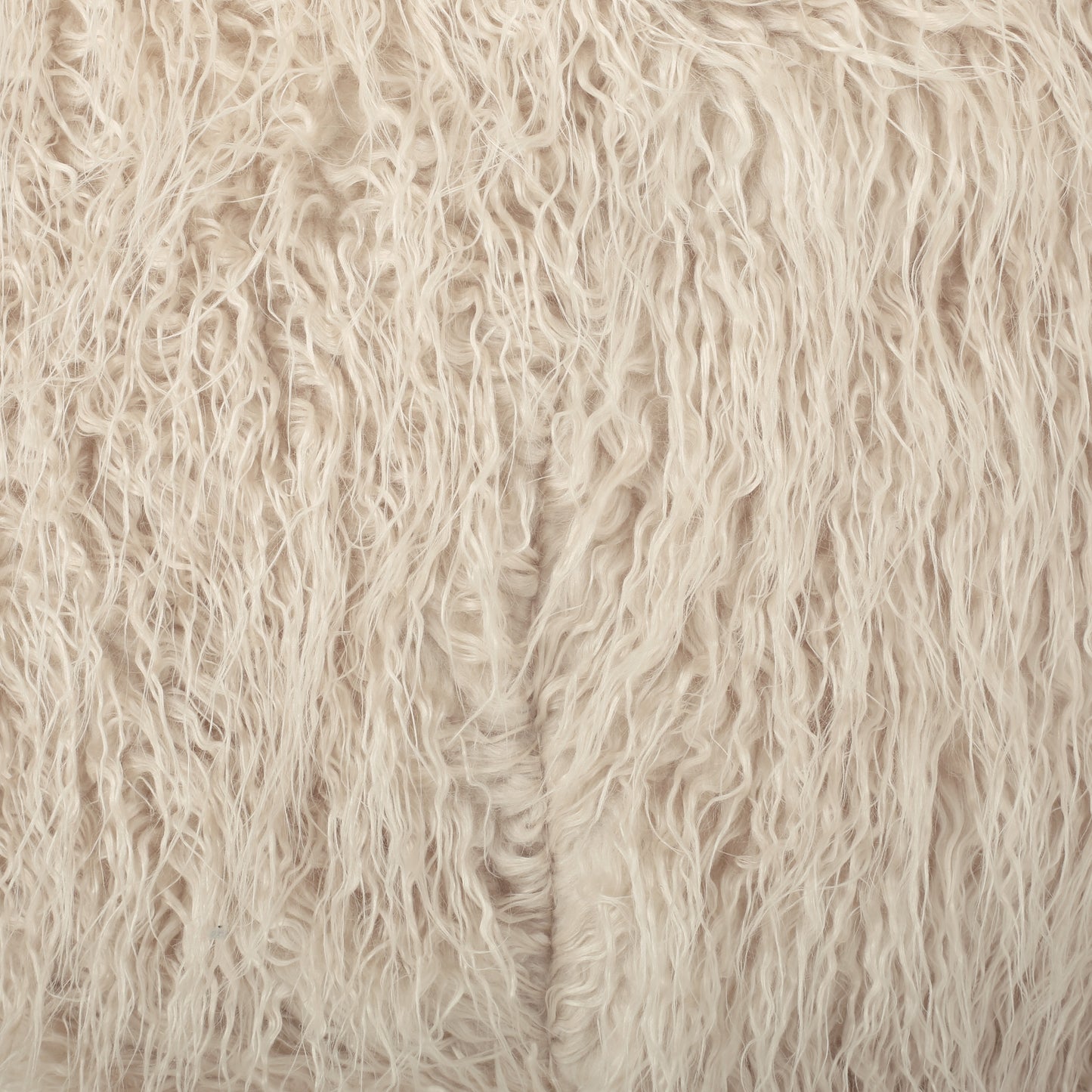 Taupe Faux Fur Bean Bag