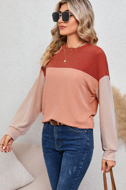 Corduroy Long Sleeve Top