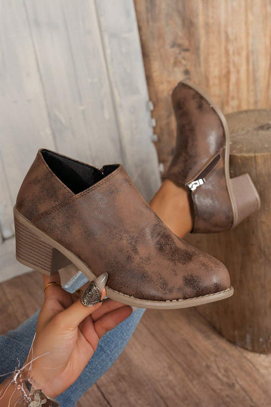 Suede Casual Ankle Boots