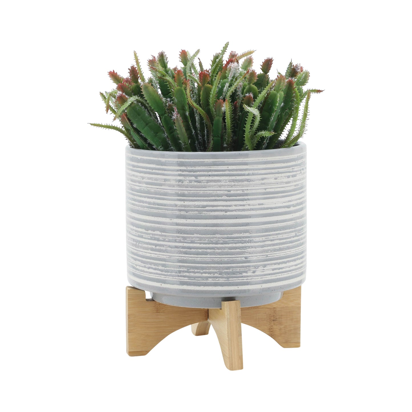 Gray Ceramic Planters