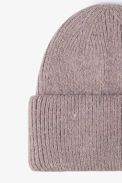 Gorro con puños de punto de canalé M